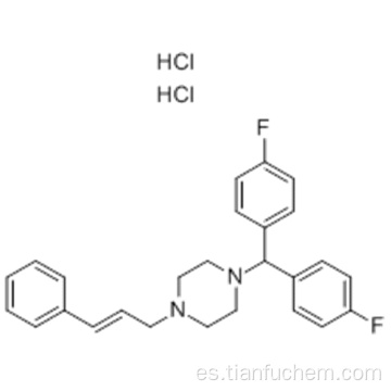 Dihidrocloruro de flunarizina CAS 30484-77-6